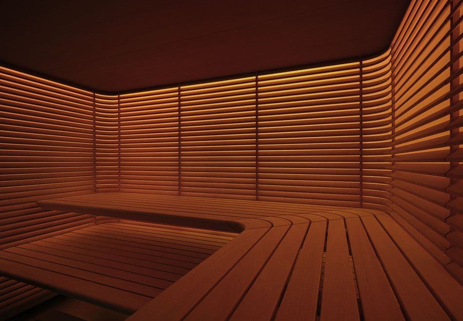 Sauna interior
